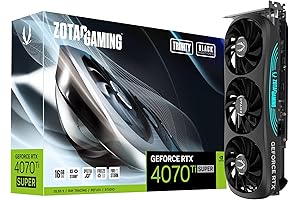 ZOTAC GAMING GeForce RTX 4070 Ti SUPER Trinity Black Edition: Unmatched Gaming Prowess