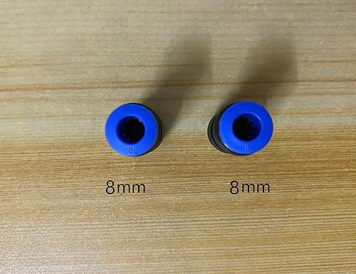 Vista 79 de 5 conectores reductores de tubo de 3 vías en forma de T de 0.394 in x 0.236 in x 0.394 in, empuje rápido para conectar la conexión en T Unión de 4