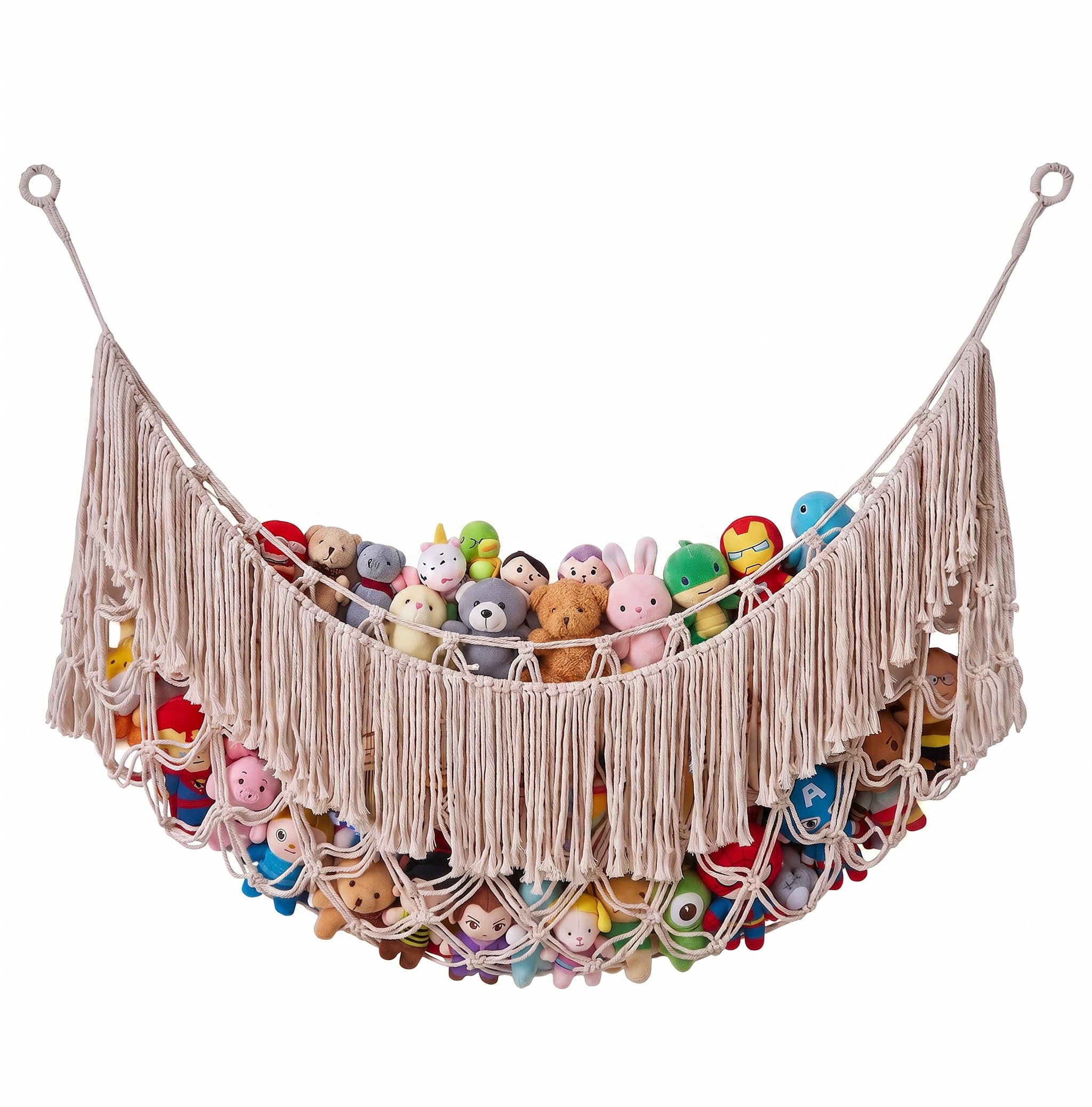 Toy Hammock for Stuffed Animals Storage, Teddy Net Bear Storage Hammocks