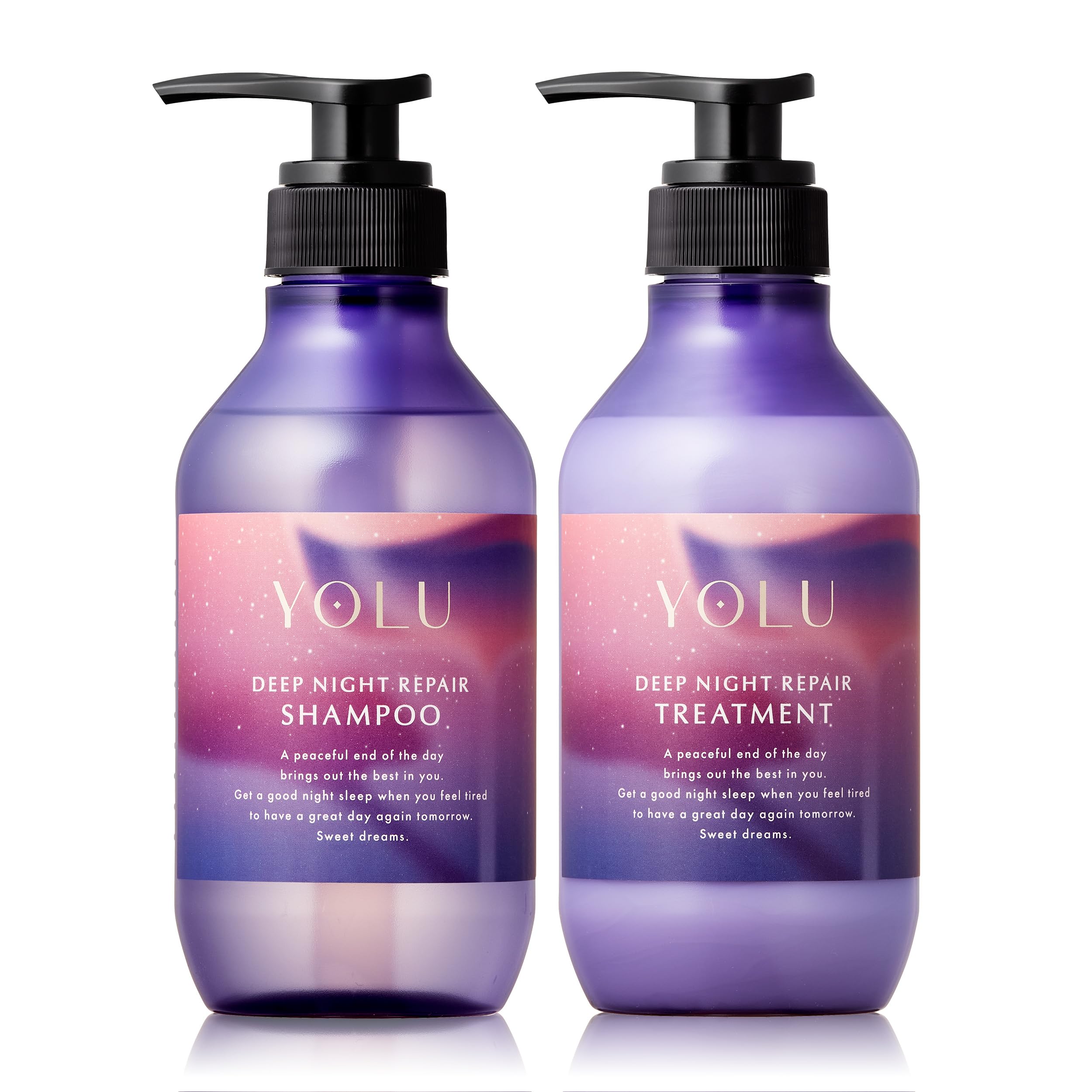 4点　YOLU　ヨル ディープナイトリペア シャンプー　トリートメント　3倍量 queensshop_yol106