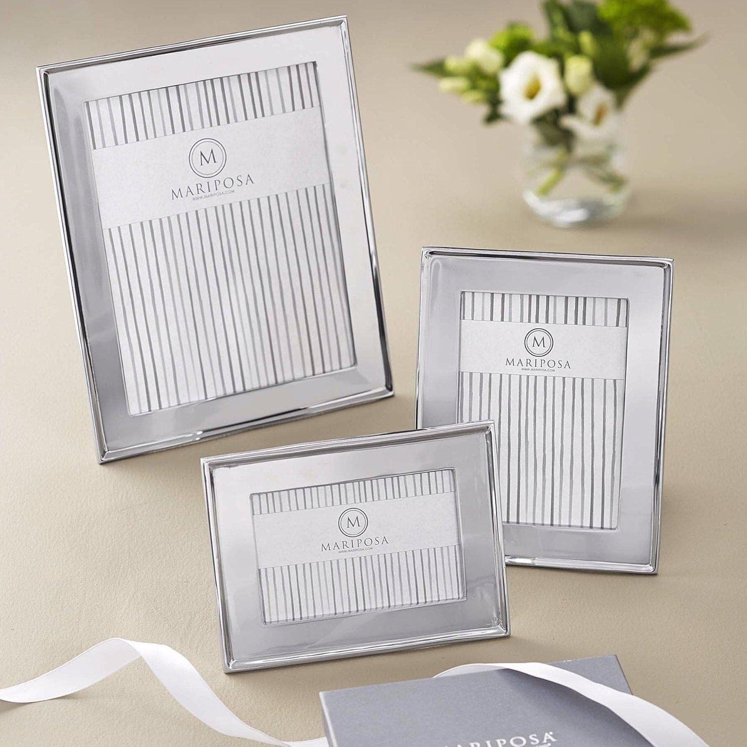 Signature 5X7 ENGRAVABLE Frame | Silver | Brillante | Frames | ENGRAVABLE Frames | Recycled SANDCAST Aluminum | Handmade in Mexico