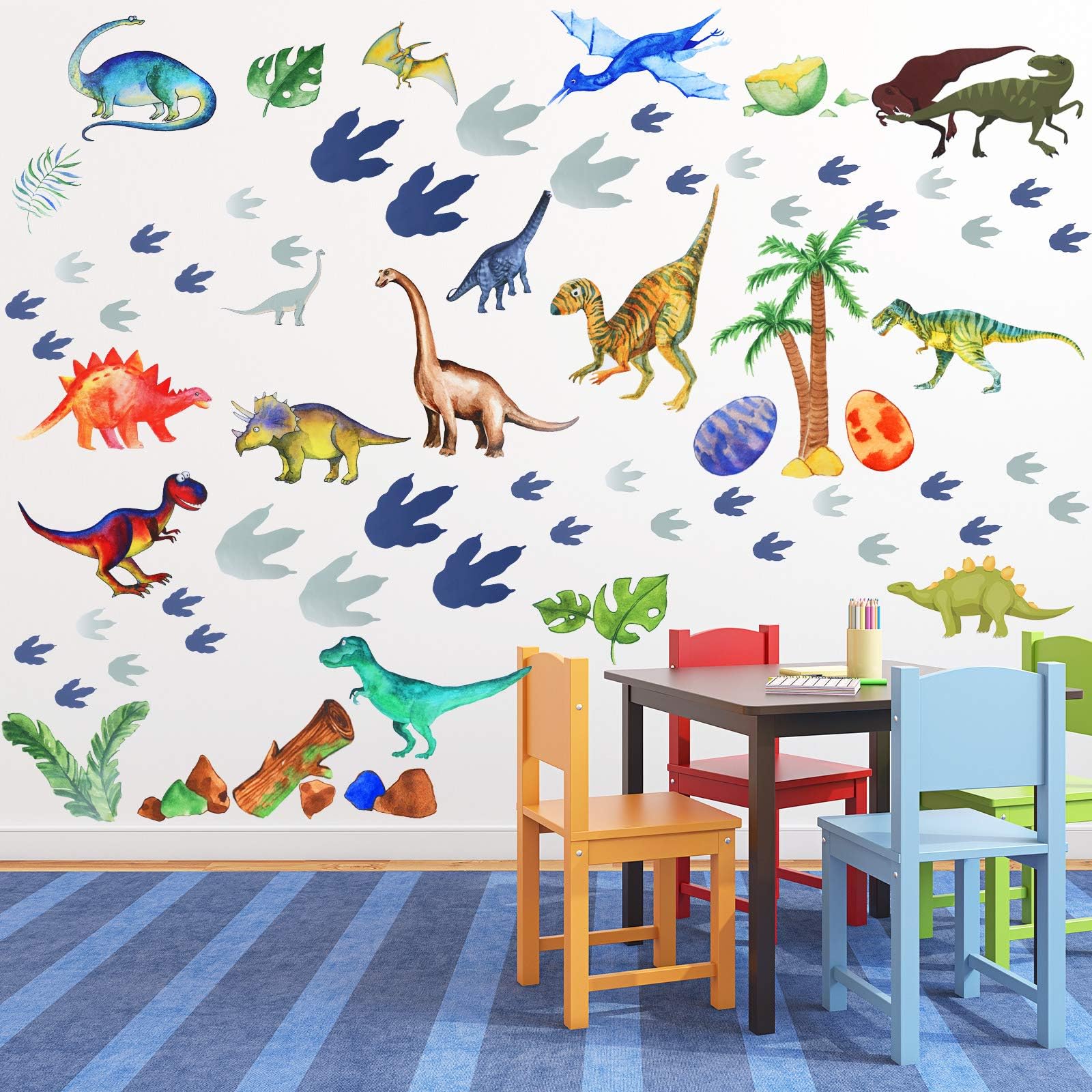 Dinosaur Room Decor for Boys Dinosaur Wall Decals Dinosaur