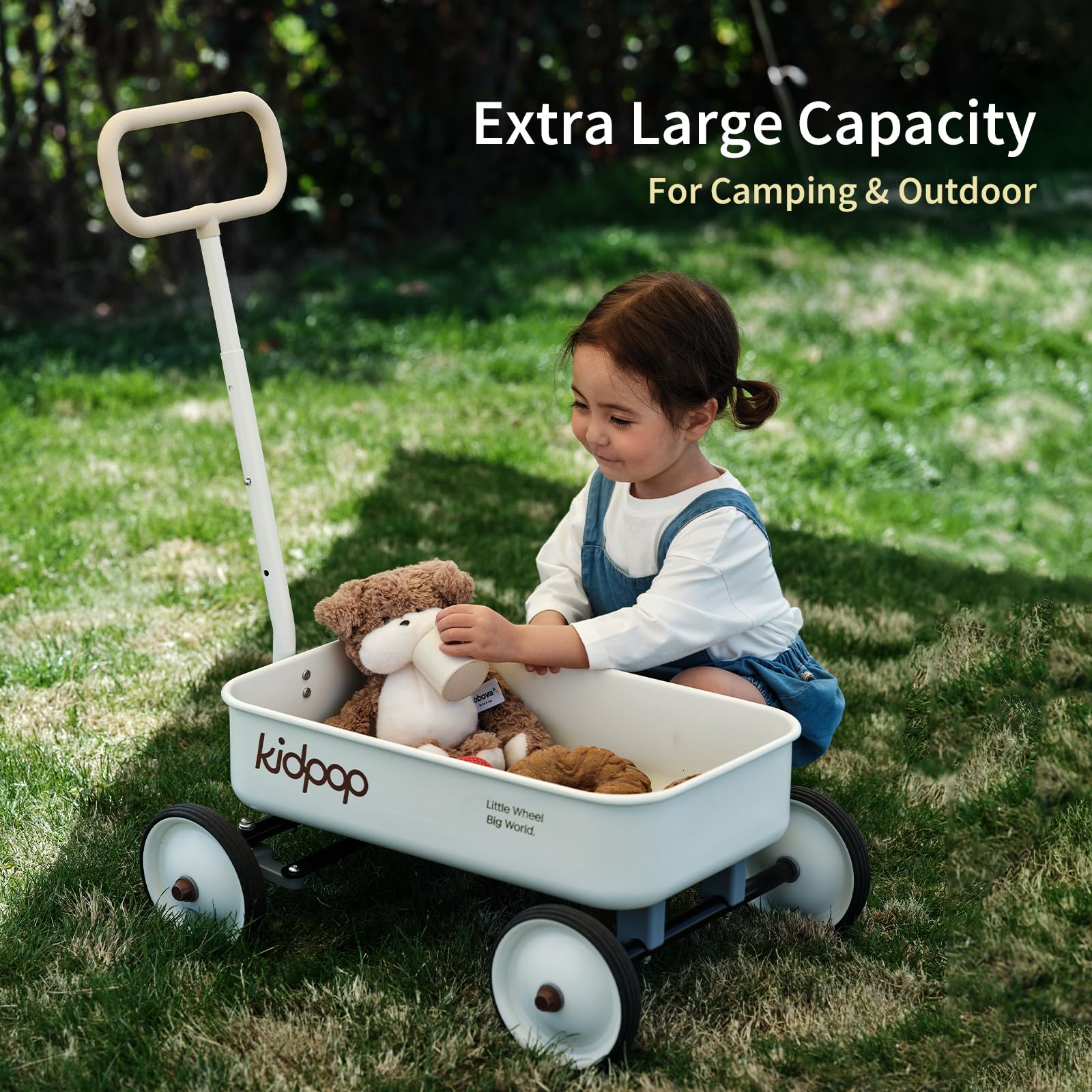 Amazon.com : PULA-Wild 2-in-1 Kids' Pull-Along Wagon Toddlers Push