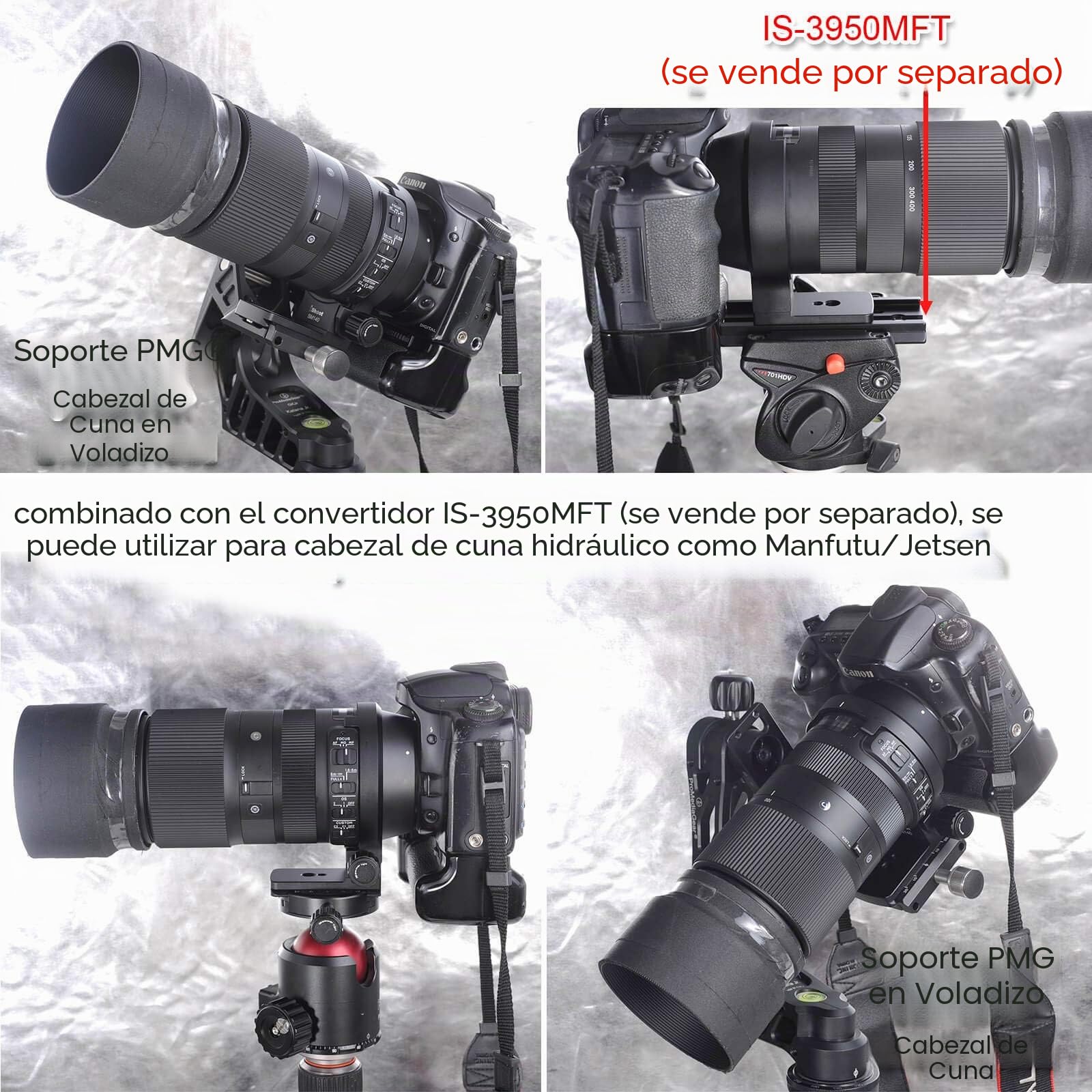 iShoot Anillo de Montaje en Trípode Collar de Lente Compatible con Sigma 100-400mm f5-6.3 DG OS HSM Contemporary EF/F Mount, Soporte de Lente Inferior es Arca-Swiss Cámara Placa de Liberación Rápida