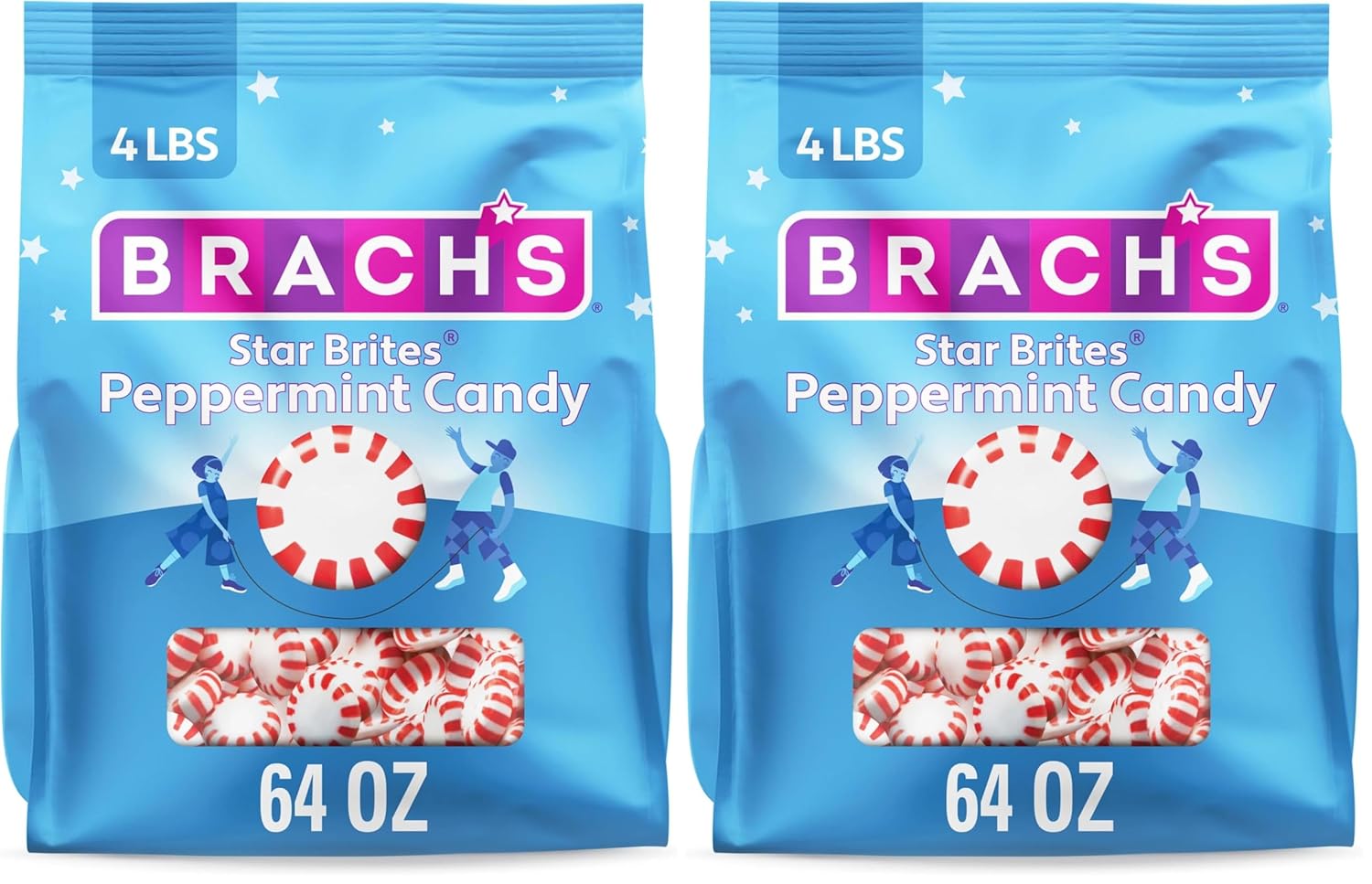 Brach's Classic Jelly Beans, Candy, Assorted Flavors, Bulk Bag, 54 oz (2 ct)