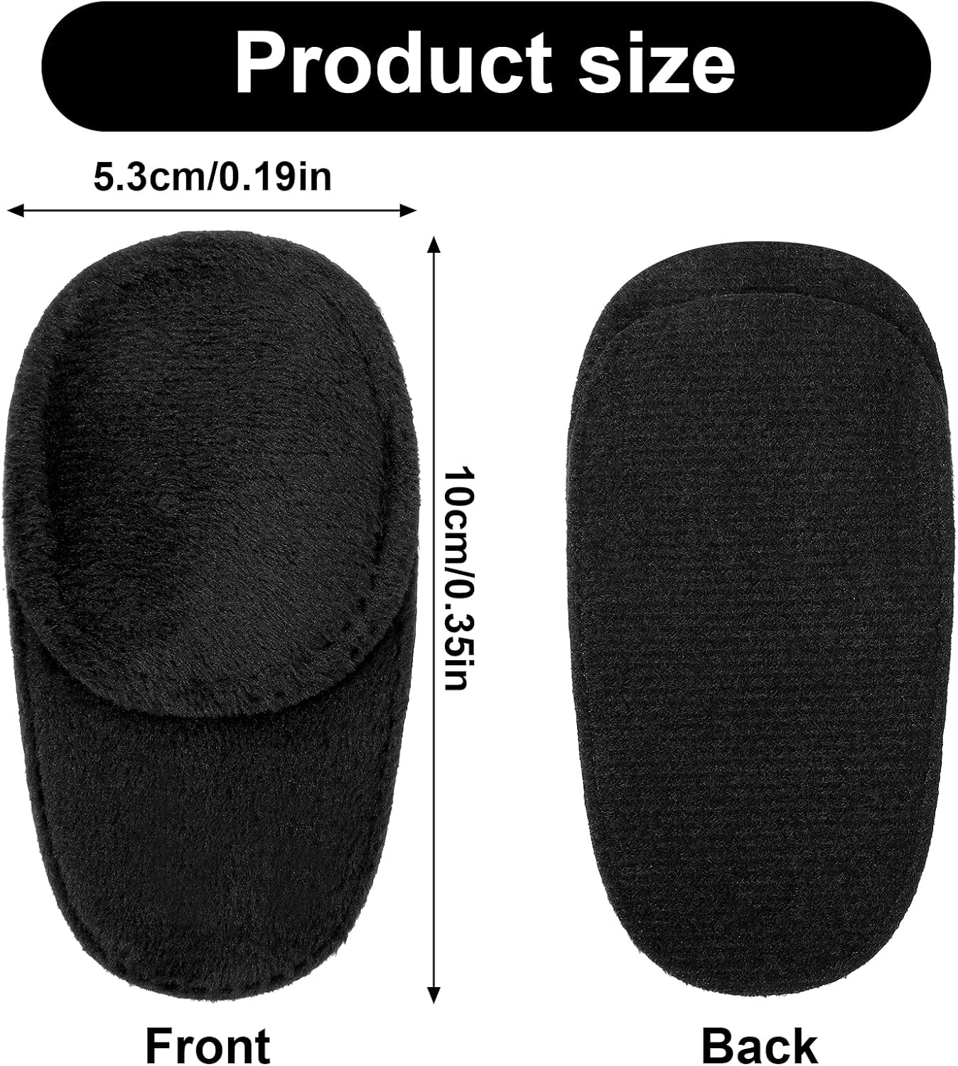 YUXIANLB 4 Pcs Eye Patches for Adults Kids, Right & Left Eye Patch for Glasses, Reusable Lazy Eye Patch for Treating Lazy Amblyopia Strabismus After Surgery (Black)