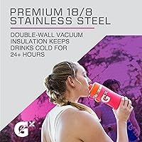 Vista 3 de Gatorade Botella de acero inoxidable Gx, 32oz