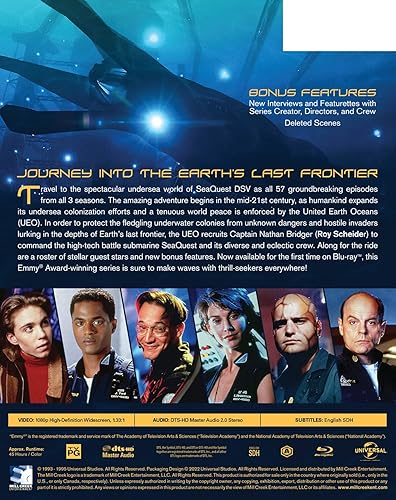 Vista 2 de SeaQuest DSV - The Complete Series [Blu-ray]