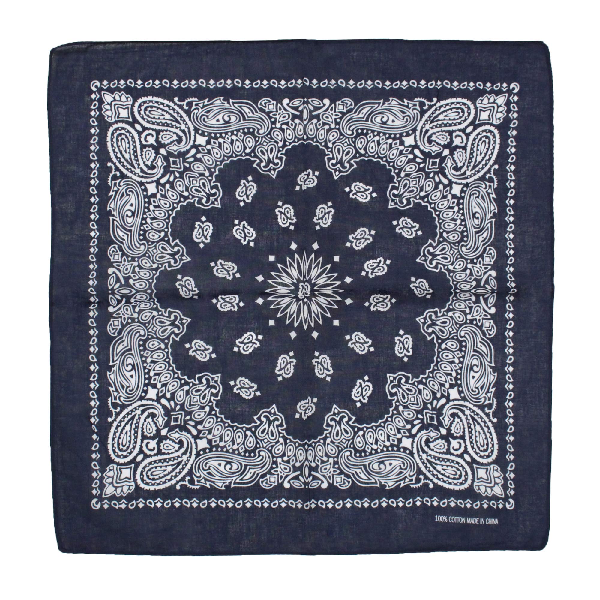 Zac's Alter Ego Alternative Retro Paisley Cotton Bandana/Neckerchief/Headtie/Face Mask