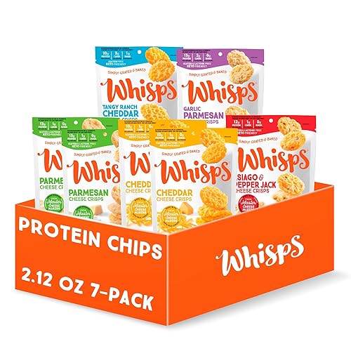 Whisps de queso patatas fritas Paquetes de variedad de sabores 2.12oz