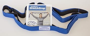 RangeMaster Stretch Strap with Exercise Guide Versatile Multi-Loop Strap Perfect for Yoga, Pilates, and Physical Therapy Portable Helps Improve Flexibility