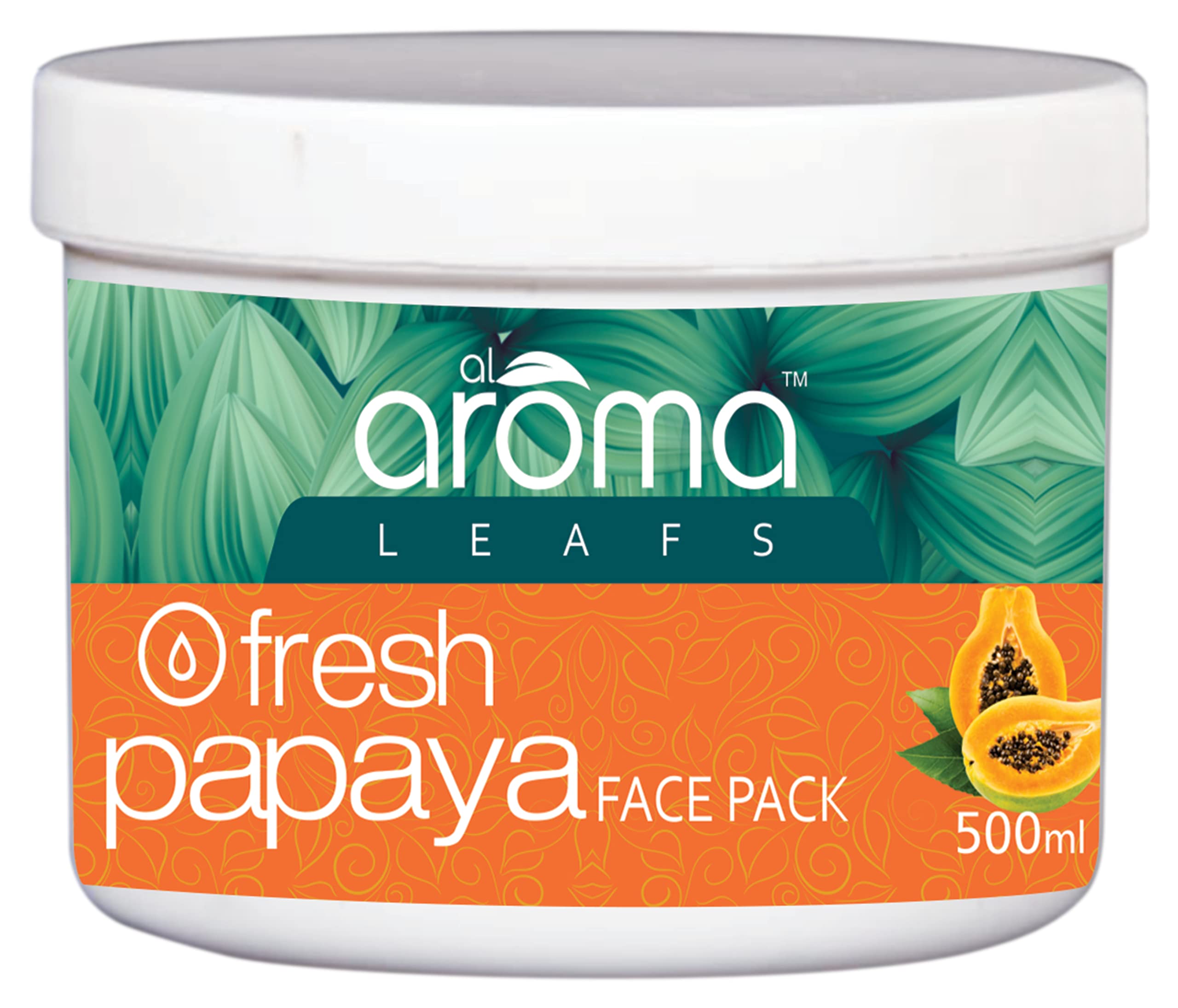 Fresh Papaya Face Pack - Lightens Skin Tone | Leaves Skin Visibly Radiant and Glowing | Cures Sun Tan, Pimples, Uneven Skin Tone and Dullness | 500ML