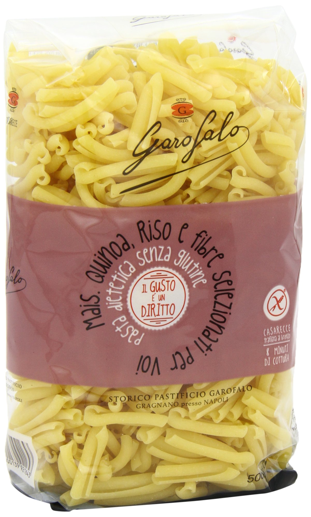 Garofalo Casarecce glutenfreie Pasta 500g, 3er Pack (3 x 500 g)