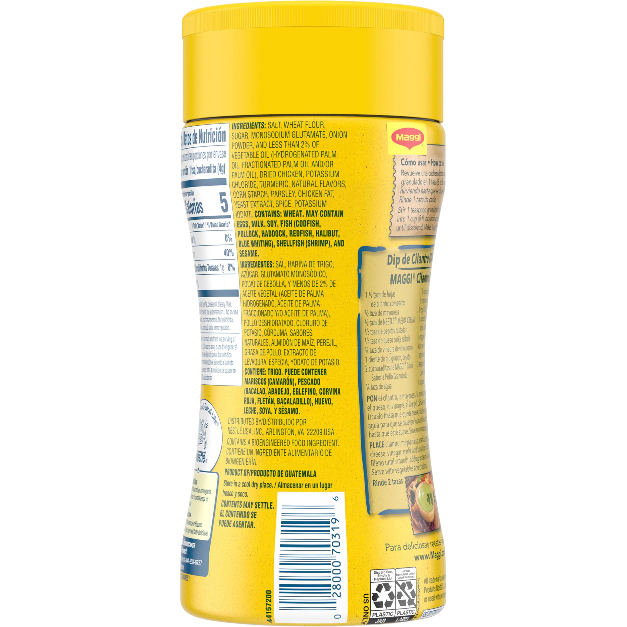 Maggi Granulated Chicken Flavor Bouillon, 15.9 oz