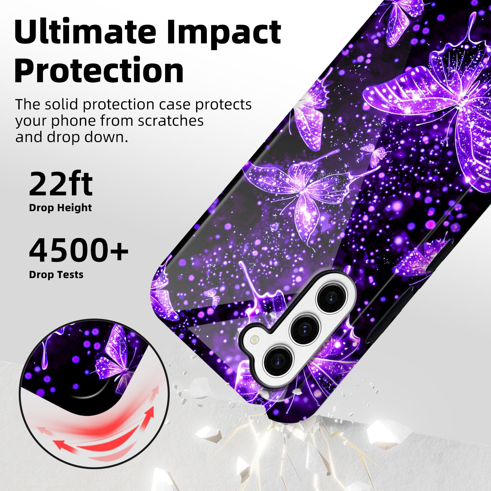 Amazon.com: ETLKJVBL for Samsung Galaxy S25 FE Case, Glowing