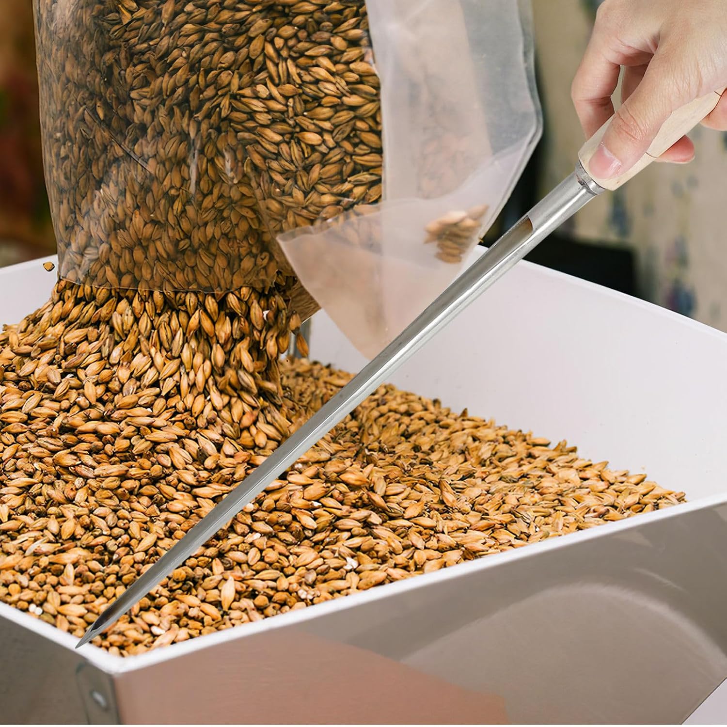 Corn Rice Grain Sampling Tool Stainless Steel Soil Sample Probe Agriculture Powder Sampler