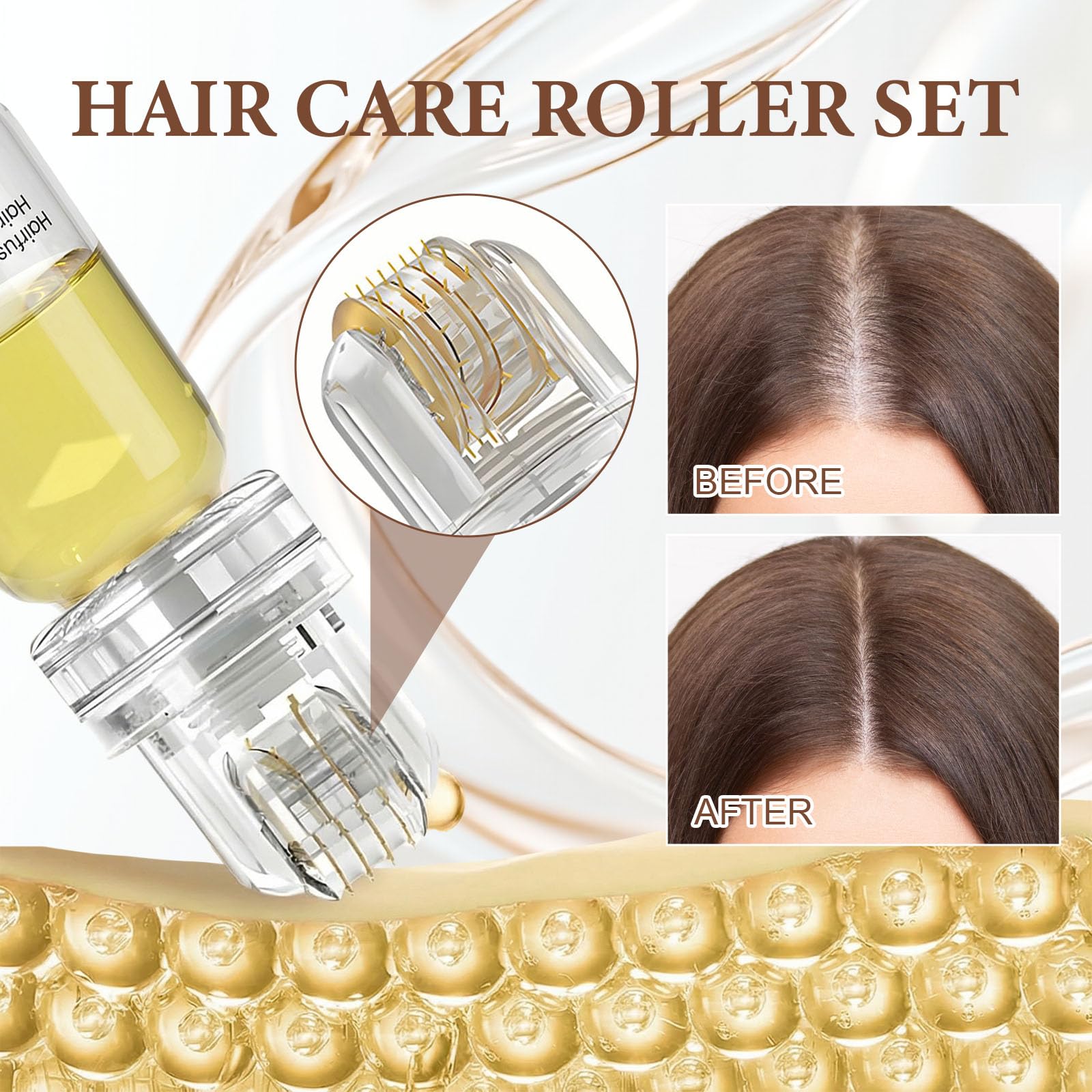 Micro Infusion Cheveux Colagea Micro Infuse Cheveux Homme Repousse Cheveu-x Favorise Pousse Chev-eux Rend Cheveu-x Plus Épais Fortifie Racines（5ml*3）