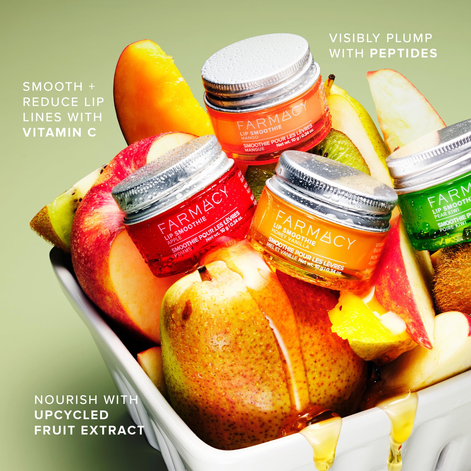 Amazon.com : Farmacy Peptide Lip Smoothie - Hydrating Lip Balm