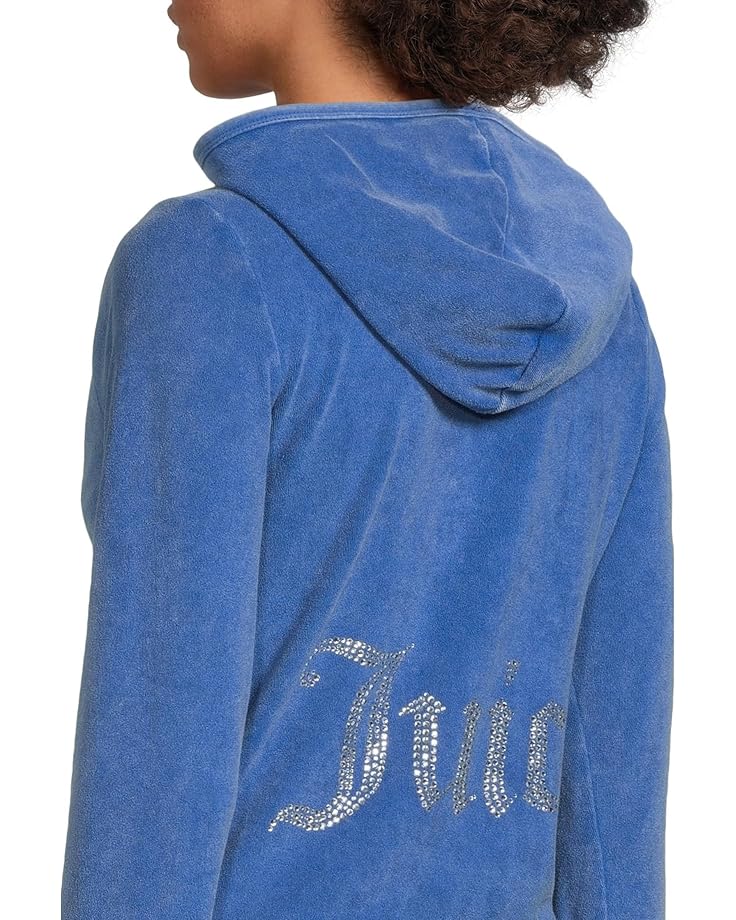 Juicy Couture Washed Towel Terry Heritage Jacket With Graphic - #4 of 5