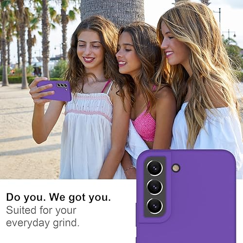 Miniatura 7 de DEENAKIN Funda protectora de silicona para Samsung Galaxy S22 Plus, suave y sedosa con forro de microfibra suave, funda protectora para Samsung