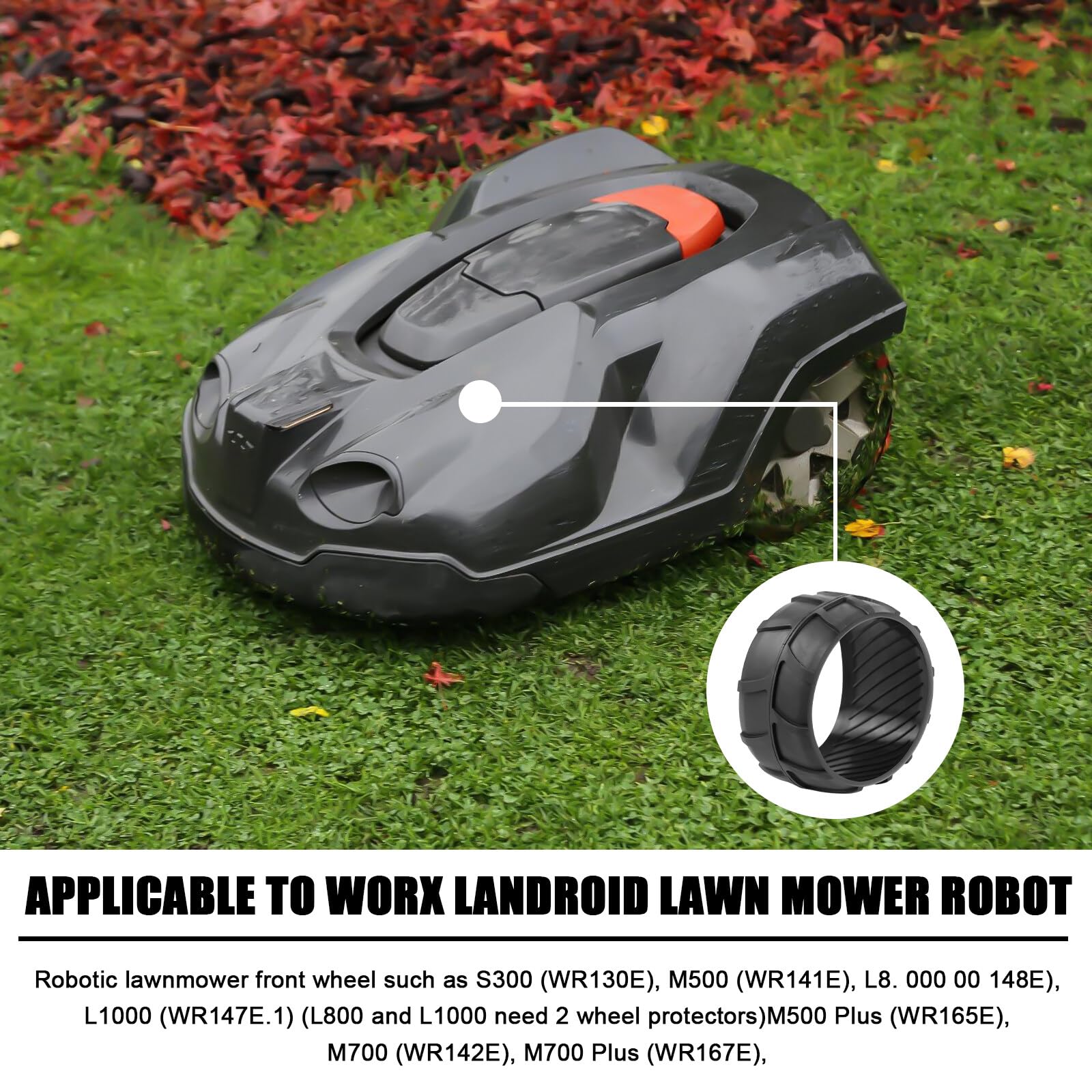 Protezione Ruota Per Worx Landroid - Battistrada Anteriore Per Migliore Trazione E Durabilità - Foto 2