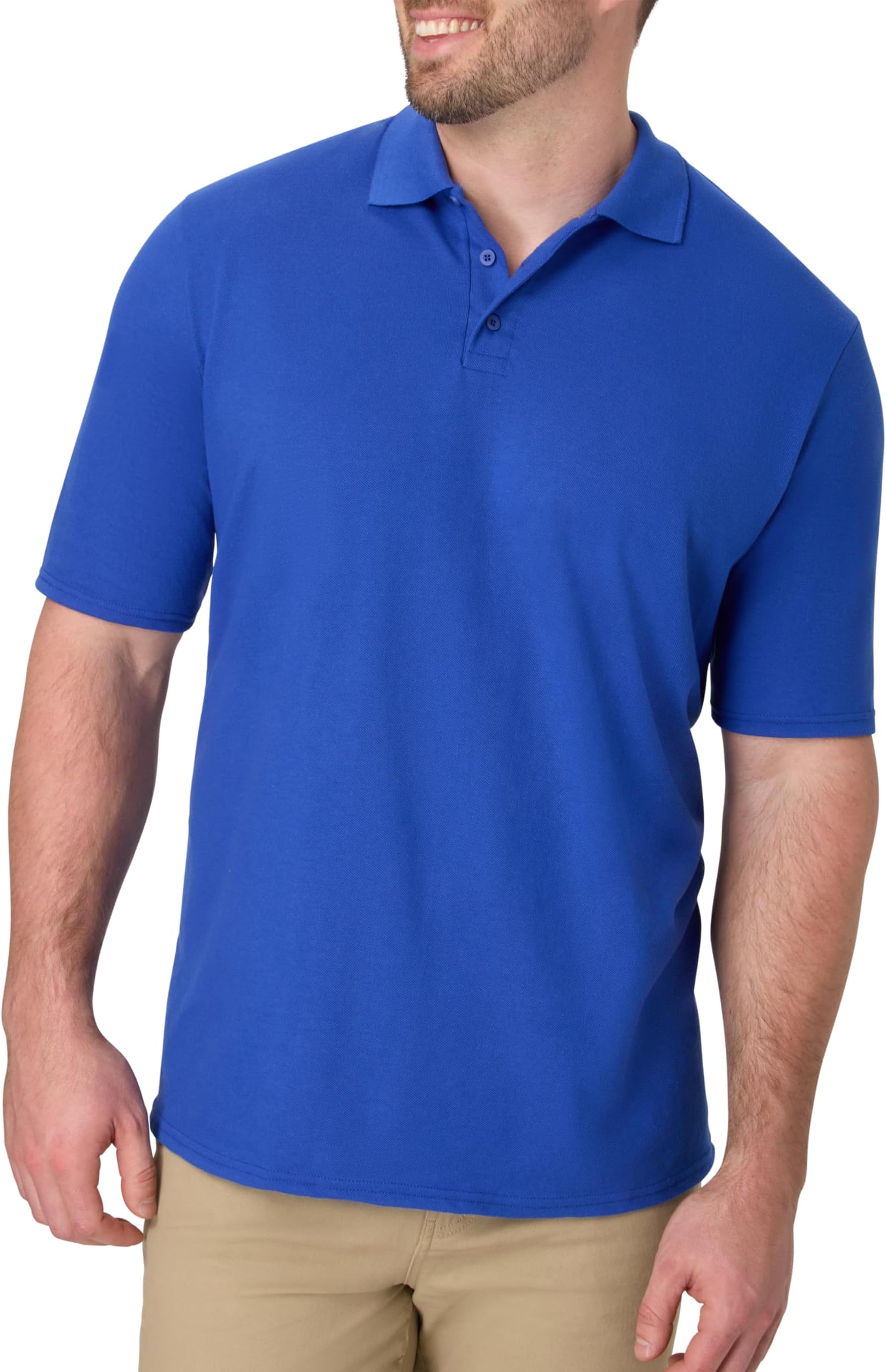 Menโs X-Temp Short Sleeve Polo Shirt, Midweight Men's Shirt