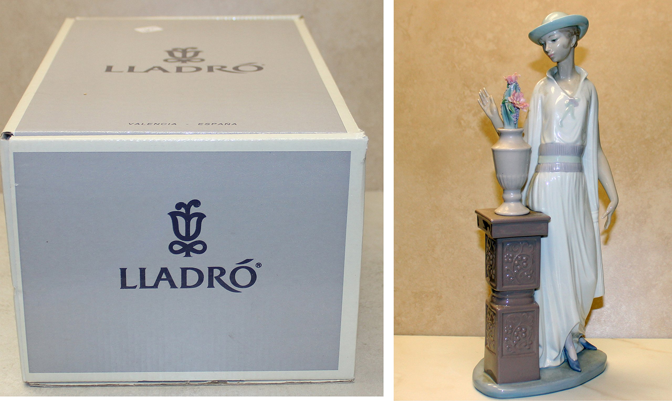 Amazon.com: Lladro Figurine, 5175 Lady Grand Casino, Lady with