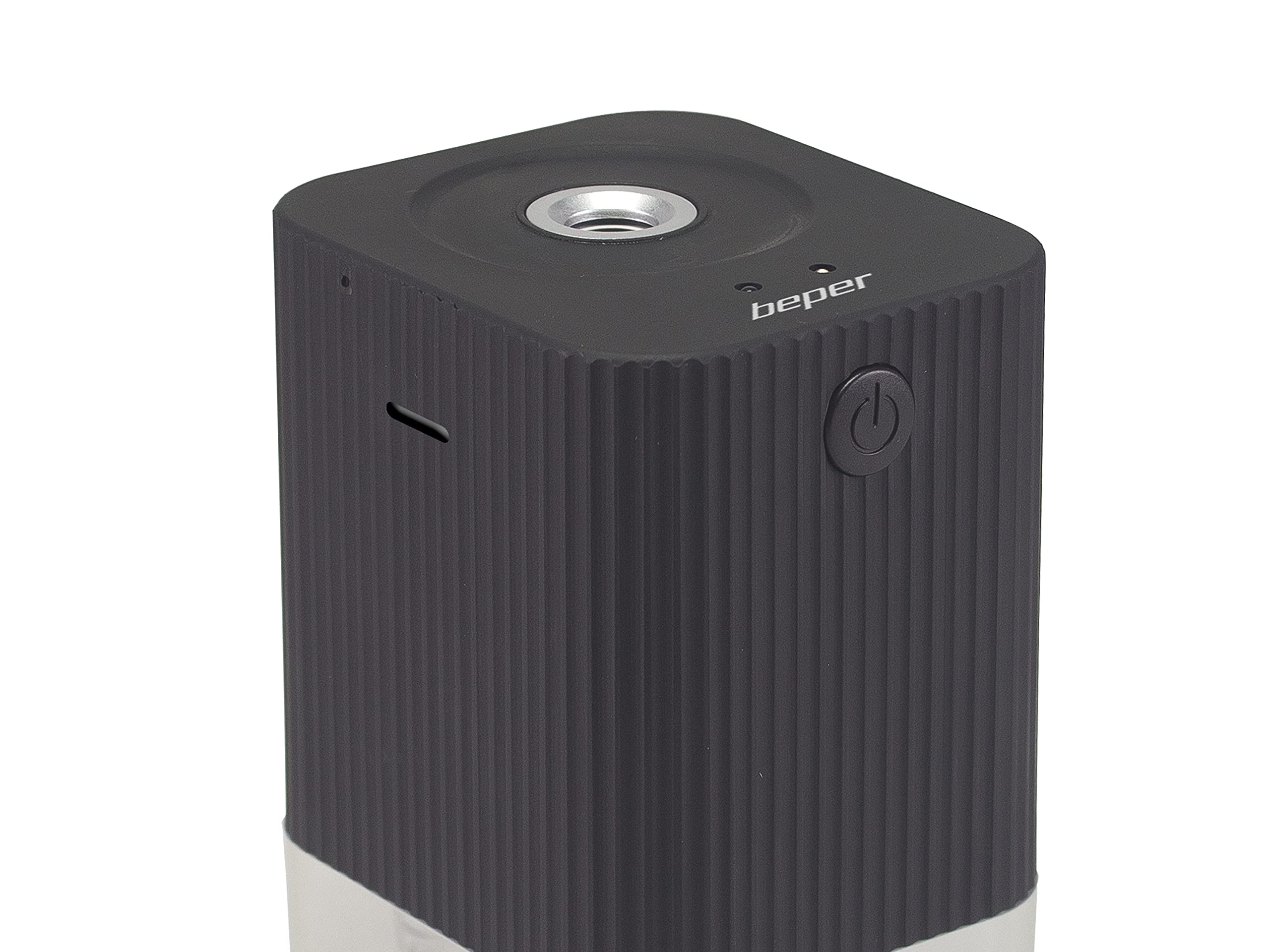 BEPER P201UTP011 Dispenser Nebulizzatore Disinfettante Mani e Oggetti, Capacità 120ml Contactless, Sensore Infrarossi, Batteria Ricaricabile, Cavo USB incluso, Nero