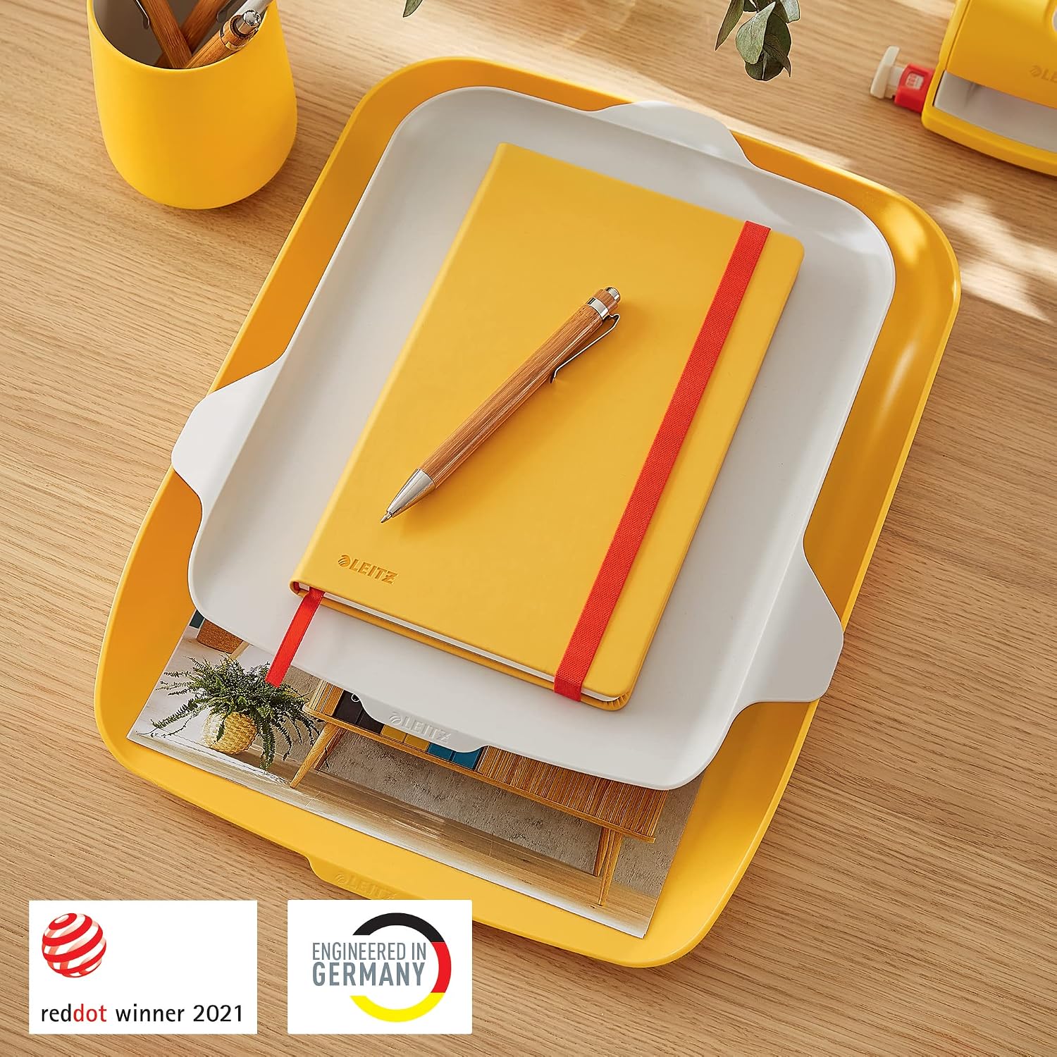 Leitz Letter Tray + Organizer Cosy, Warm Yellow