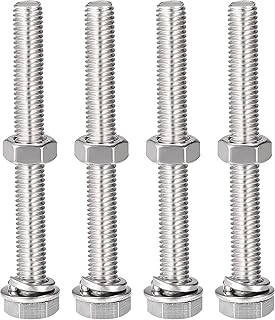 sourcing map M8 x 70mm Hex Head Screws Bolts,...,