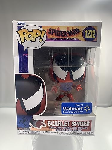 Funko Spider-Man Scarlet Spider Pop! Figura coleccionable de vinilo Bobble-Head - Edición limitada exclusiva