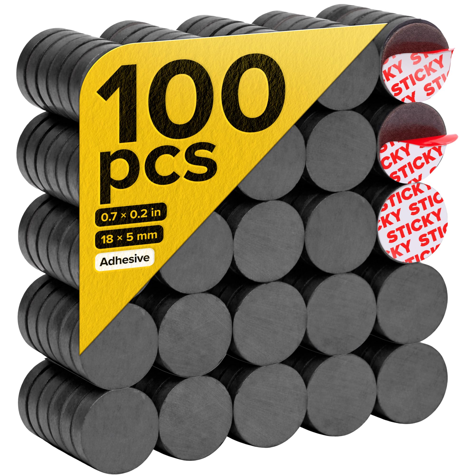 Strong Ceramic Ring Magnets, Countersunk Hole, 1.2x0.18 (30x4.5mm), 40 Pcs — Amazon image 22