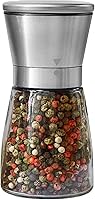 Vista 6 de Molinillo Alto de Pimienta o Molino de Pimienta, Molinillo Manual de Sal Recargable con Grosor Ajustable, Molinillo de Pimienta Negra Hecho de Acero