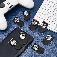 Vista 3 de Jiuguva 120 fundas para dedos para juegos con patrón para controladores de juegos móviles, manga para dedos, antisudor, funda para el pulgar