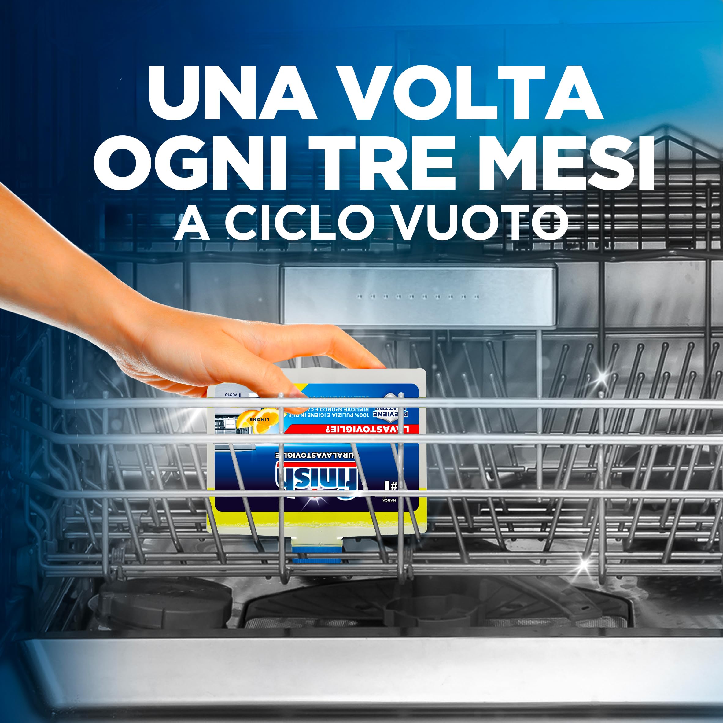 Finish Curalavastoviglie, Additivo Lavastoviglie, 2 Prodotti da 250 ml, Limone.