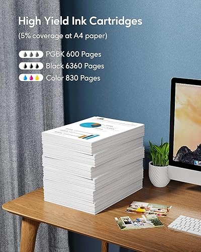 Miniatura 3 de Voshy - Cartuchos de tinta remanufacturados HP 21 22