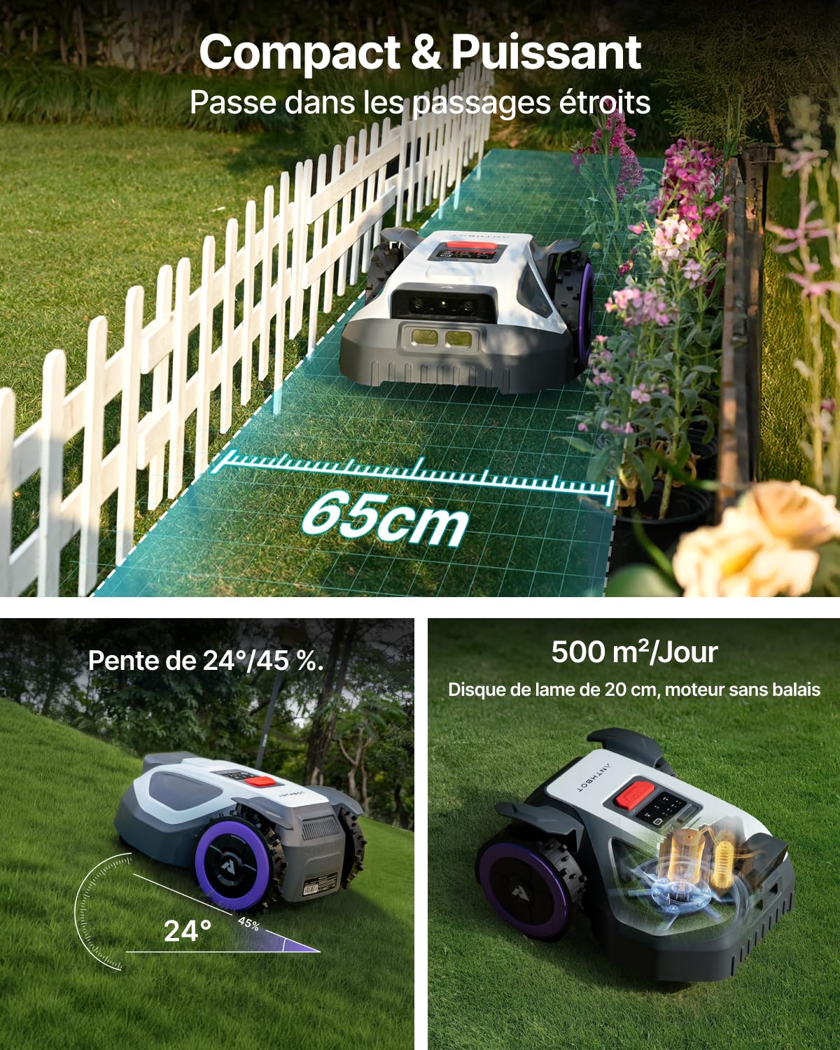 ANTHBOT Tondeuse Robot — 1050 m² - vue 2