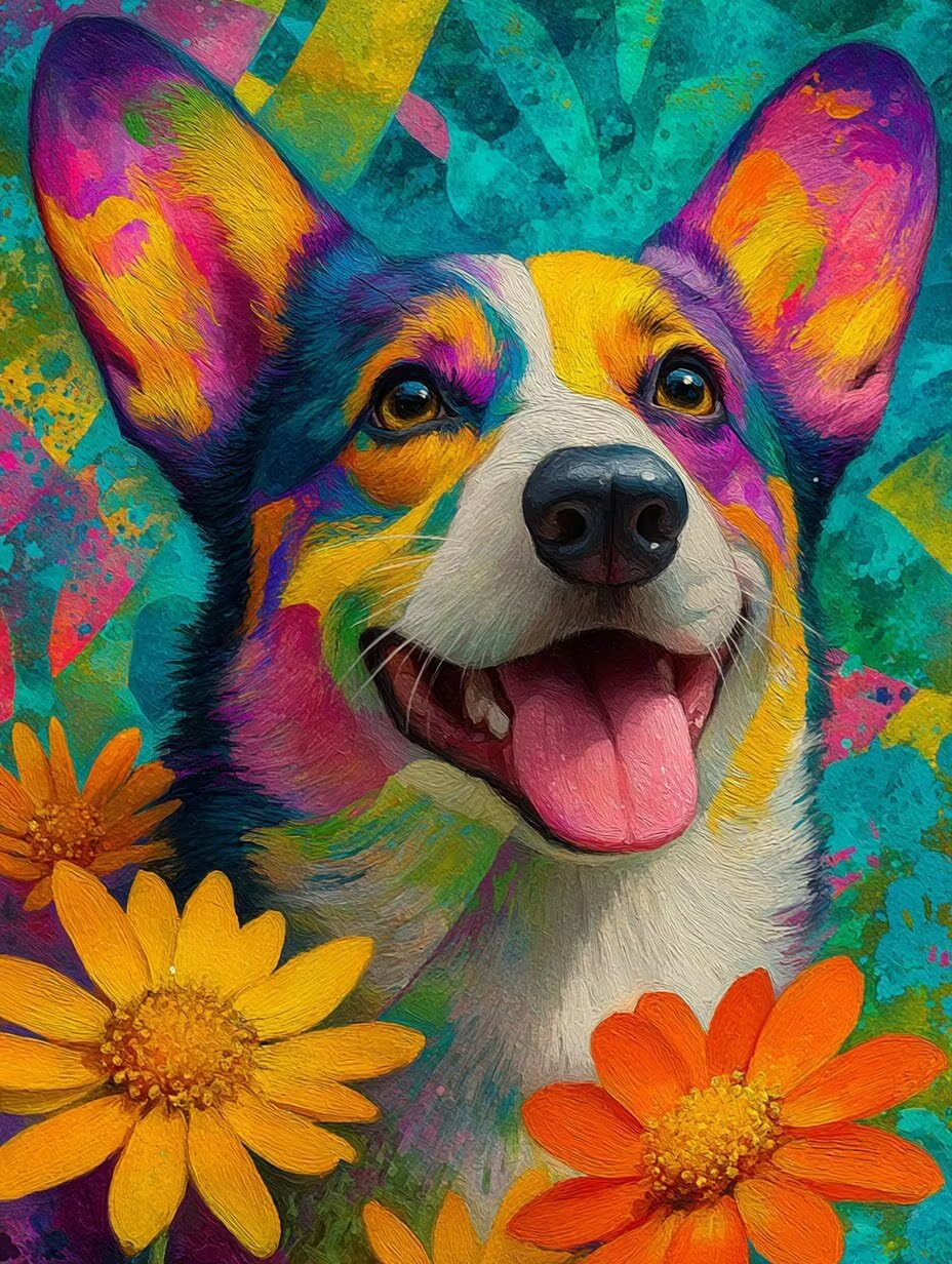 Fiori Cuccioli, 5000 Pezzi Puzzle Classici, per Adulti YHPGL6-437