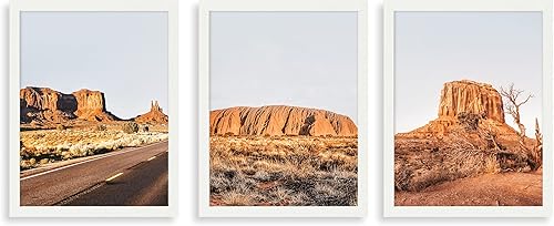 SIGNWIN Póster enmarcado para decoración de baño, 12 x 16 x 3 pulgadas, blanco, arte de pared, decoración de habitación, multicolor para sala de