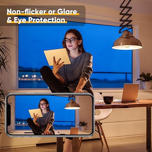 Miniatura 7 de WIHTU - Bombillas LED Edison, bombilla LED vintage de 6 W equivalentes a 60 W, ST58 4000K luz blanca suave diurna con CRI 85+, base estándar E26,