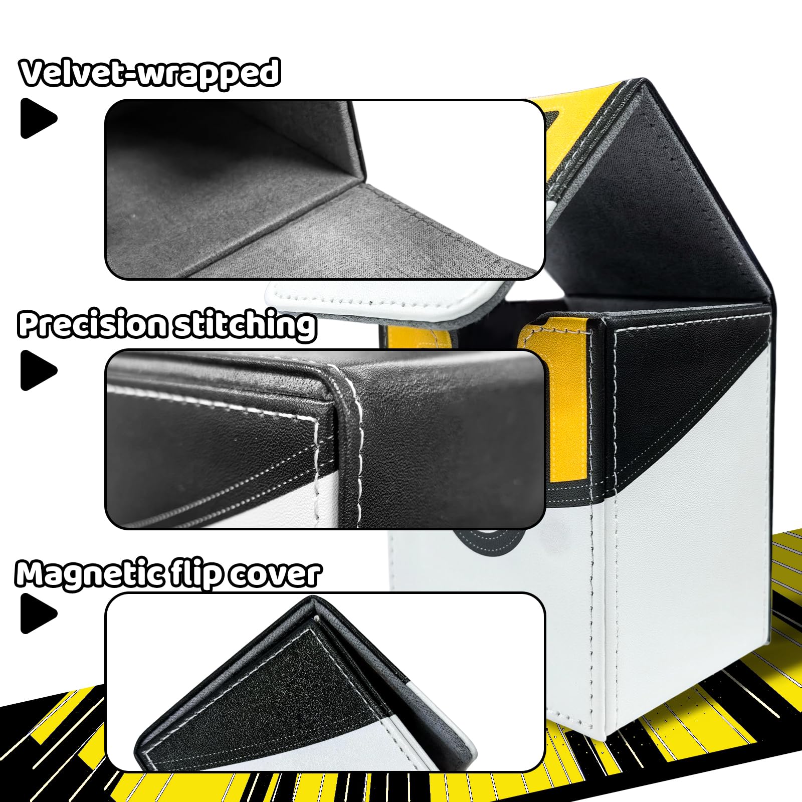 Boîte Rangement Cartes MTG, Magnetic Deck Box En Cuir Pour Plus De 100 Cartes Boite Deck Vec 2 Intercalaires Boite De Rangement Pour Carte Tcgnoir Gris 92645701 Boîte Rangement Cartes MTG, Magnetic Deck Box En Cuir Pour Plus De 100 Cartes Boite Deck Vec 2 Intercalaires Boite De Rangement Pour Carte Tcgnoir Gris 92645701