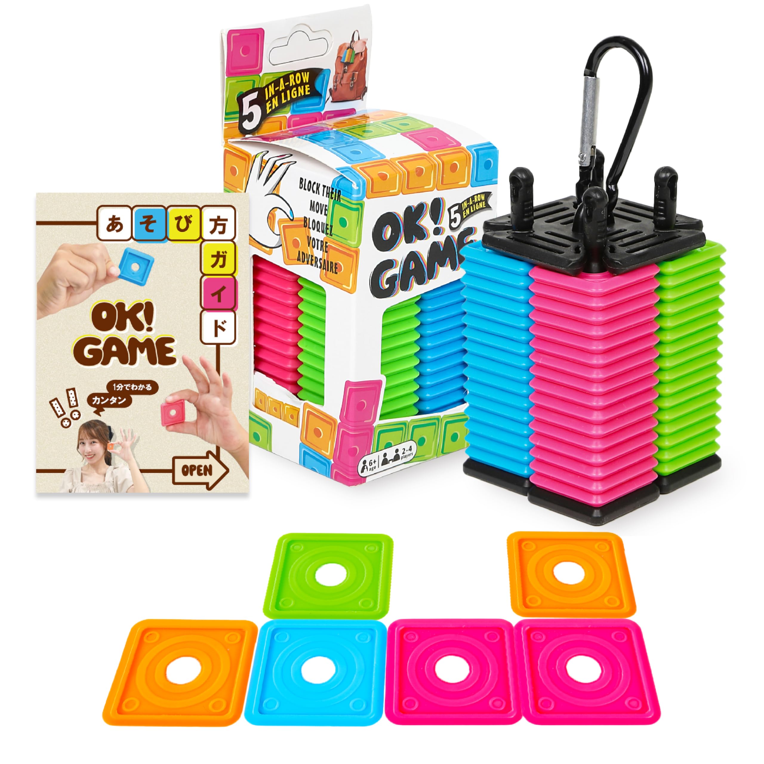 Amazon | ボードゲーム OK!GAME®｜OKゲーム 五目並べ｜日本語説明書