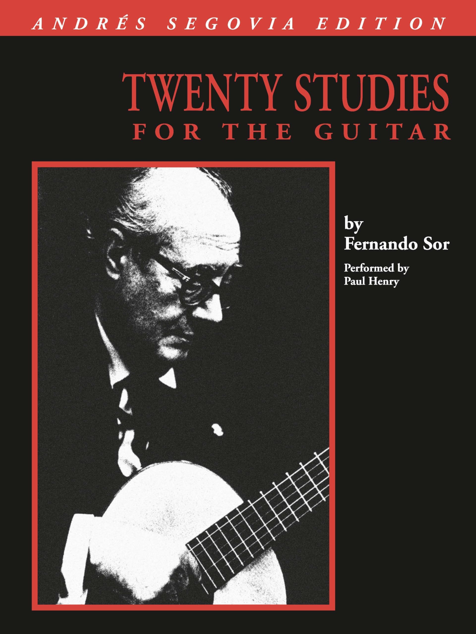 Andres Segovia - 20 Studies for Guitar: Book Only
