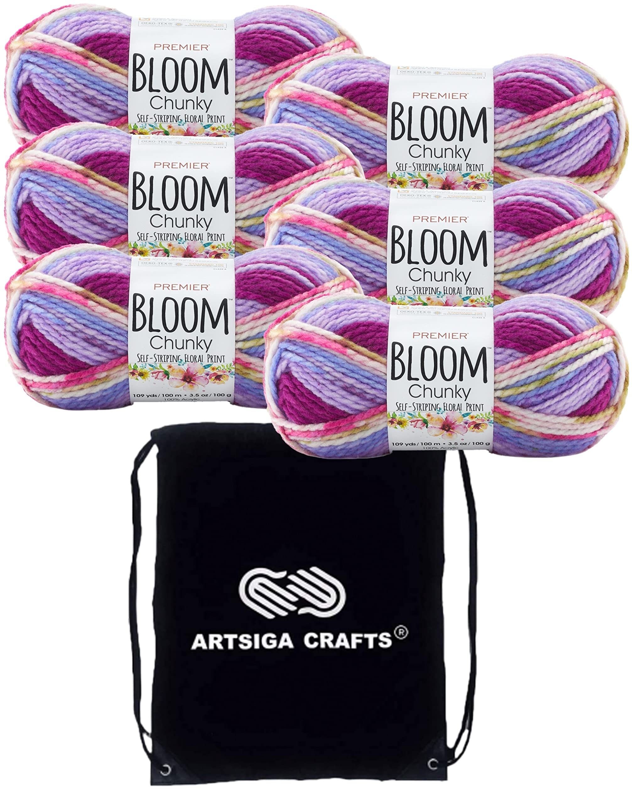 Laine Chunky Bulky #5 Bloom Iris pour tricoter vos gros pulls d'hiver confortablement