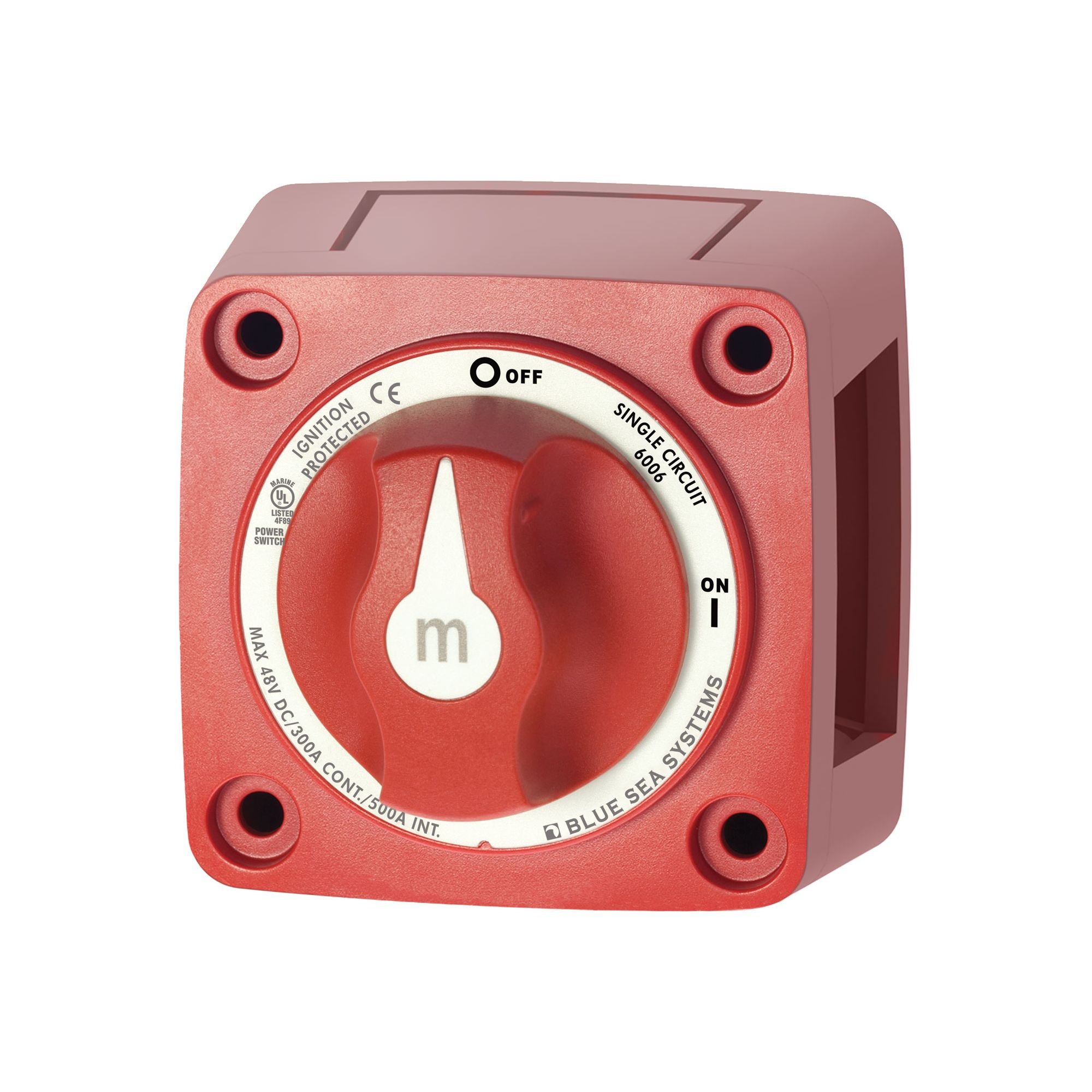 Staccabatteria serie mini 300A avec bouton - BLUE SEA