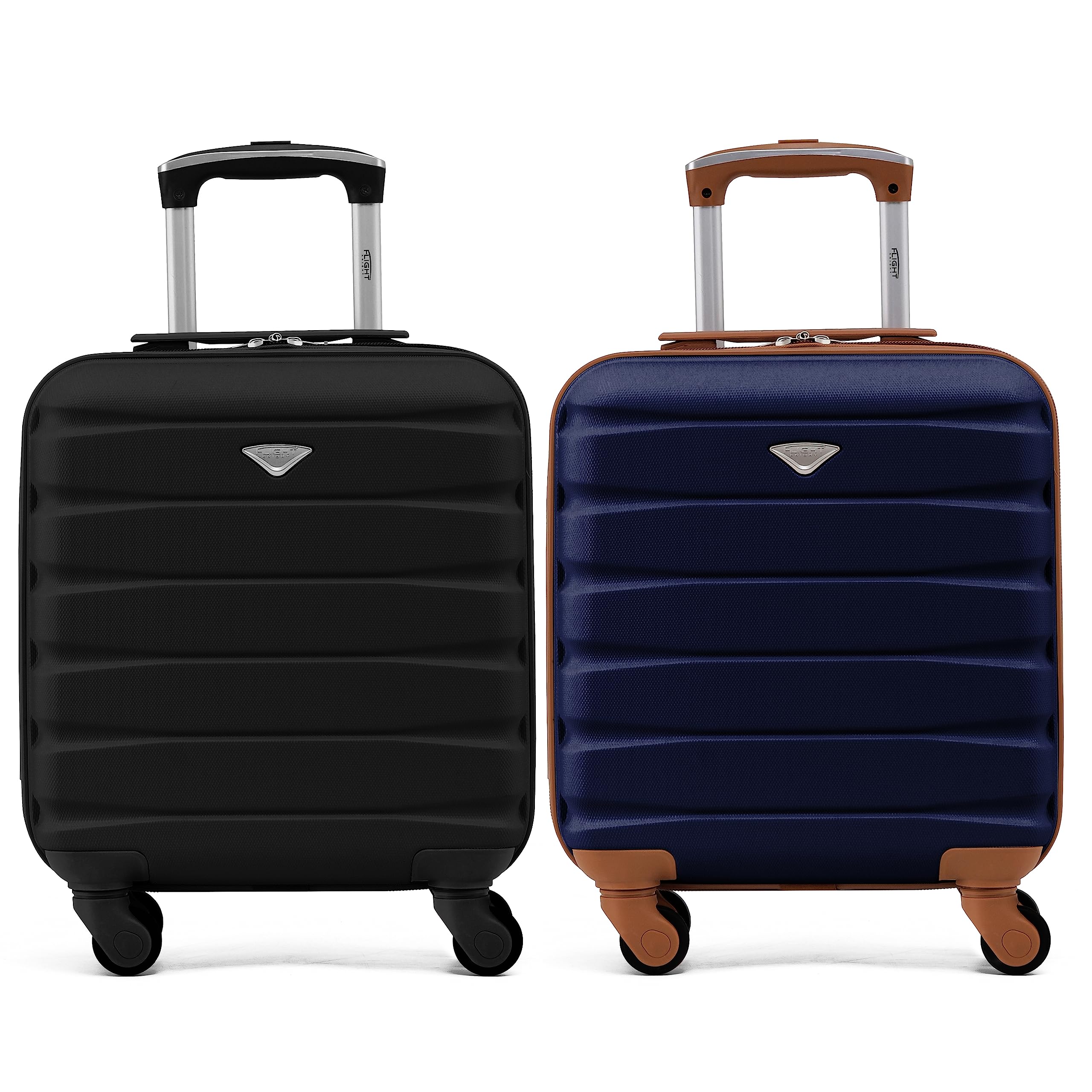 Flight Knight Suitcase Set of 2 Lightweight 4 Wheel ABS Hard Case Cabin Carry On Hand Luggage Approved for Over 100 Airlines Including easyJet, British Airways, Ryanair & Many More 55x35x20cm — view 96