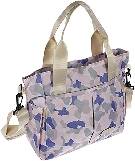 Toyvian Bolsa Diagonal Para Mãe E Bebê Sacola Grande Bolsa De Fraldas Camuflada Bolsa De Fraldas Grande Sacola De Fraldas Sacola De Troca Bolsa De Troca De Fraldas De Bebê Bolsa Grande