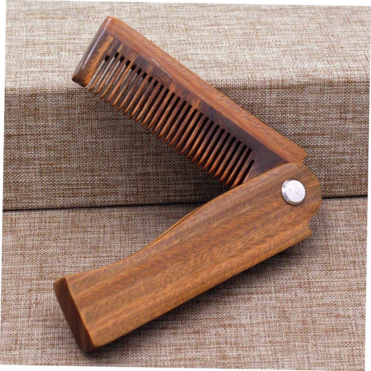 Beavorty 3 Set Pettine Per La Della Barba Pieghevole Pettine Per Design Ergonomico Per Baffi in Legno Fornitura Per Viaggio Uso Domestico