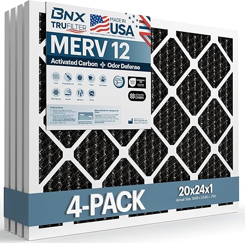 Miniatura 128 de BNX TruFilter - Filtro de aire 14 x 25 x 1 MERV 8, electrostático plisado para defensa contra polvo y mascotas, para aire acondicionado, HVAC