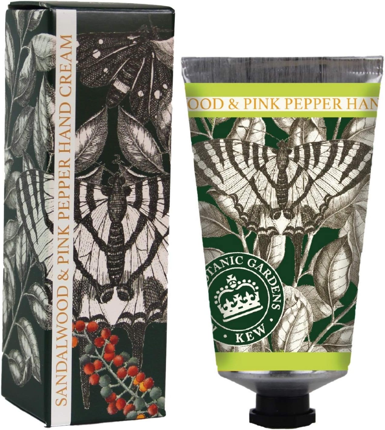 Royal Botanical Gardens Kew Sandalwood and Pink Pepper Hand Cream 75mls